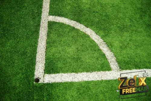 green and white soccer field