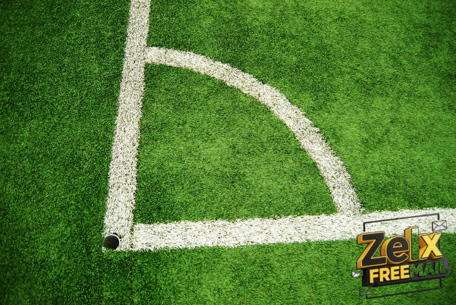 green and white soccer field
