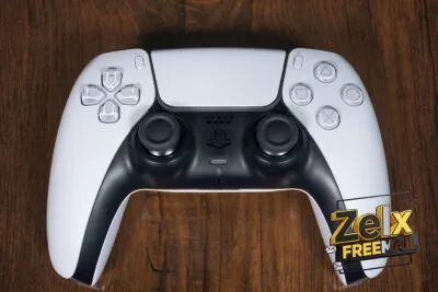 a white video game controller