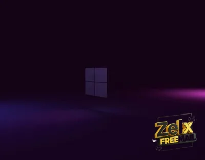 a dark room with a purple light coming out of the window