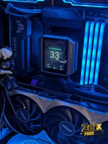 A close up of a computer with a clock on it